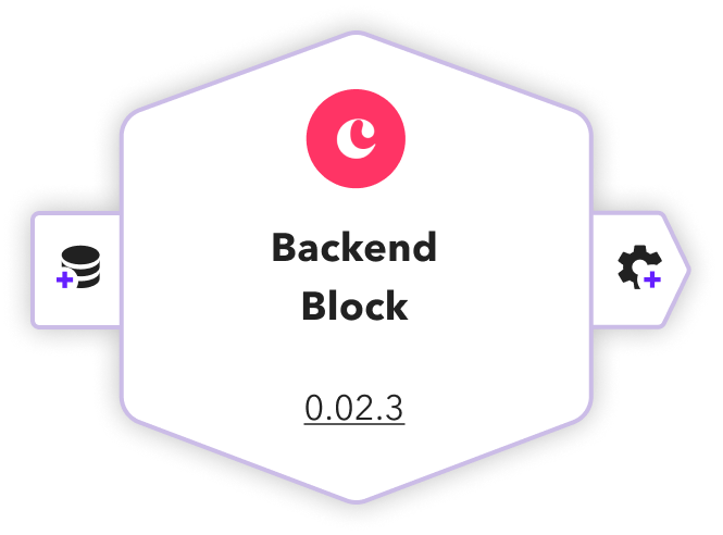 Discover the power of a backend block icon.