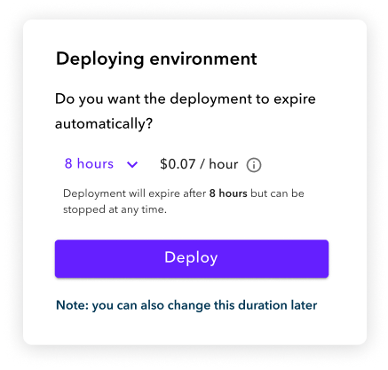 Do you want to deploy to explore automatically?.